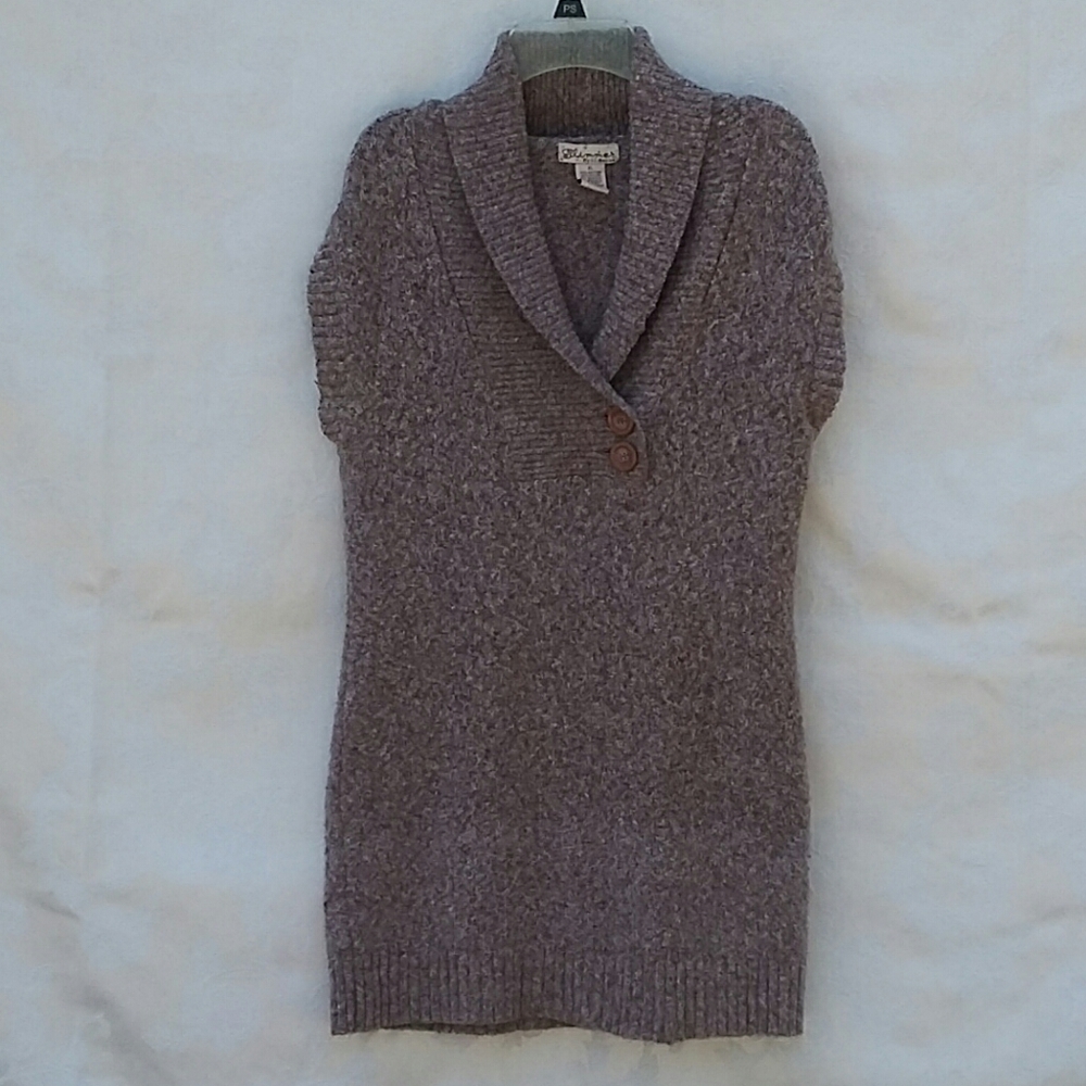 Woman's Knit Sweater Top Blouse Pullover XL Tan Closet Clear Out Make Of…